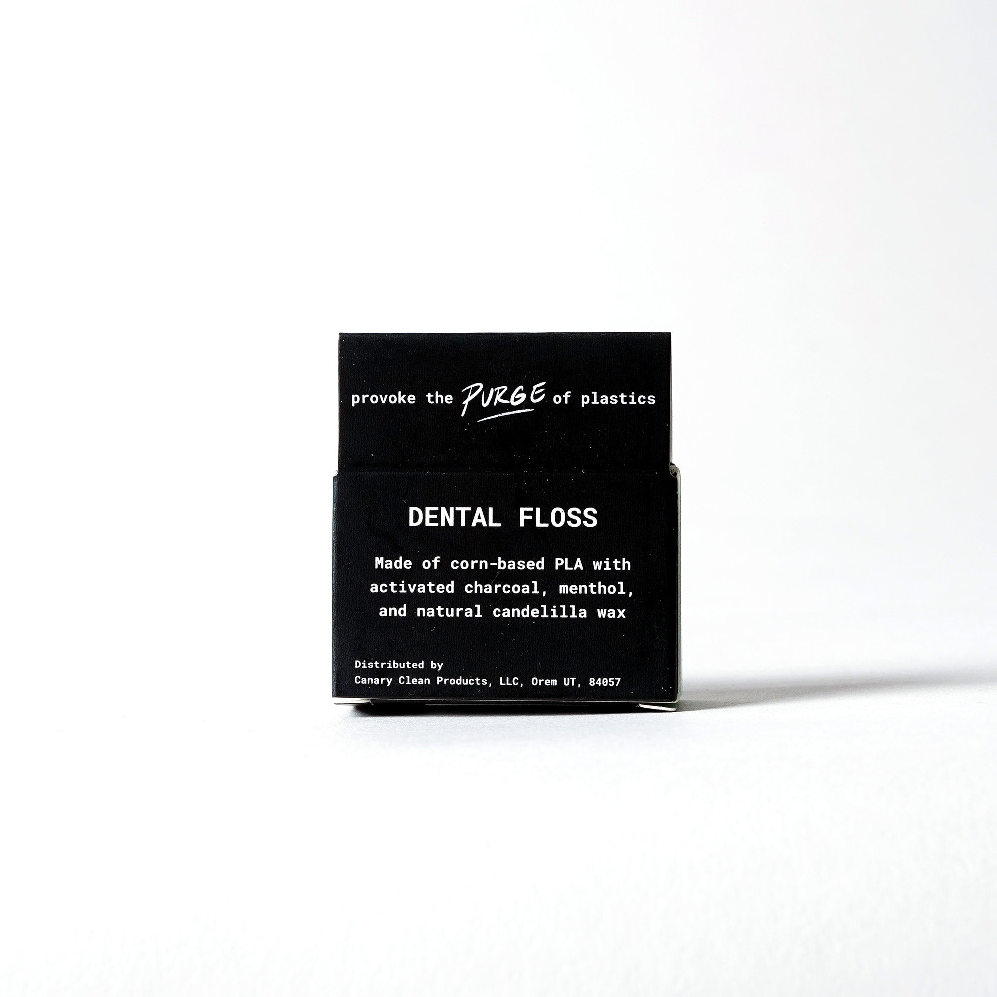 Dental Floss - Charcoal Mint - Plastic-Free and Vegan