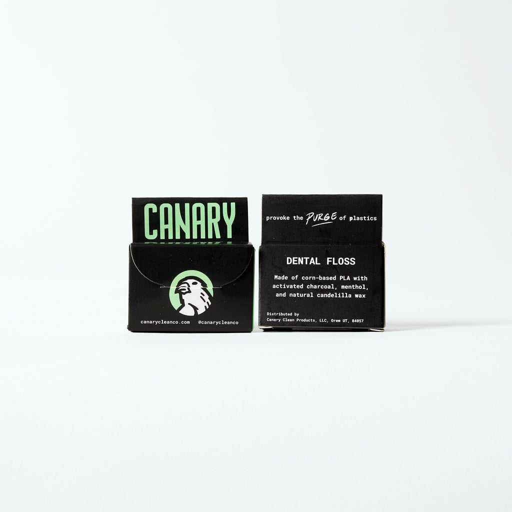 Dental Floss - Charcoal Mint - Plastic-Free and Vegan
