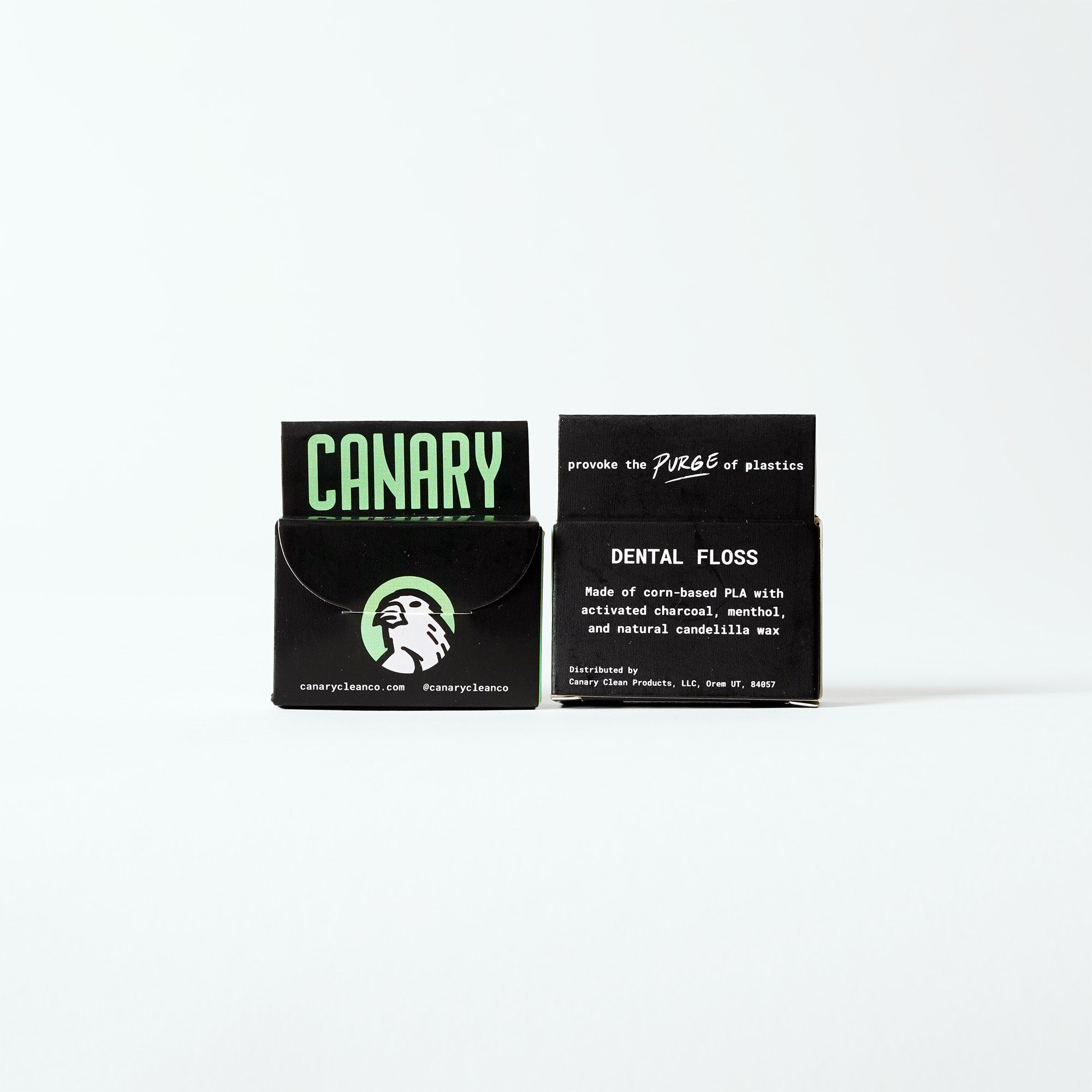 Dental Floss - Charcoal Mint - Plastic-Free and Vegan