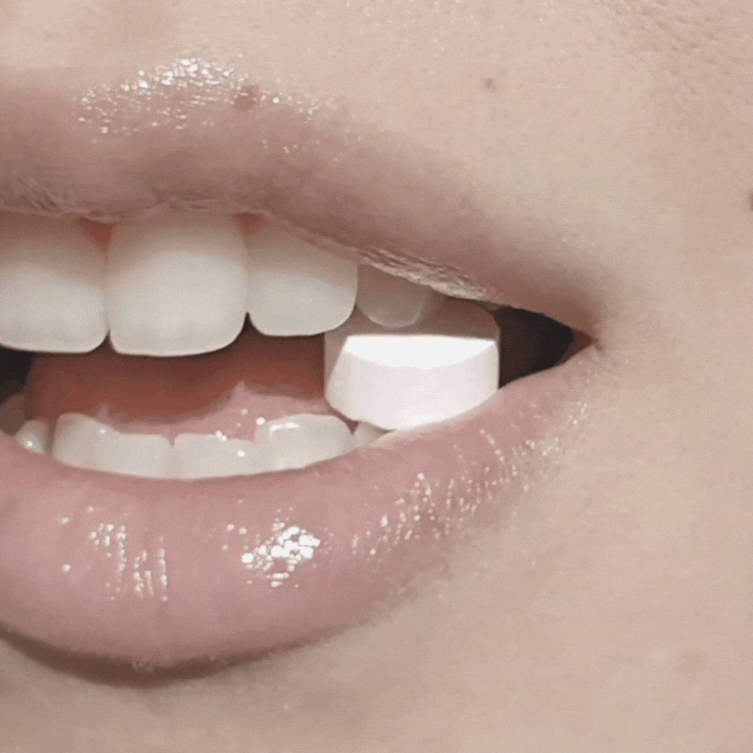 Fluoride Cool Mint Toothpaste Tablets — 1 Month