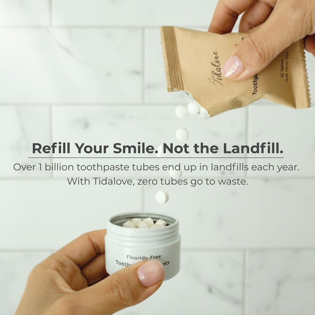 Fluoride Yuzu Mint Toothpaste Tablets — 1 Month