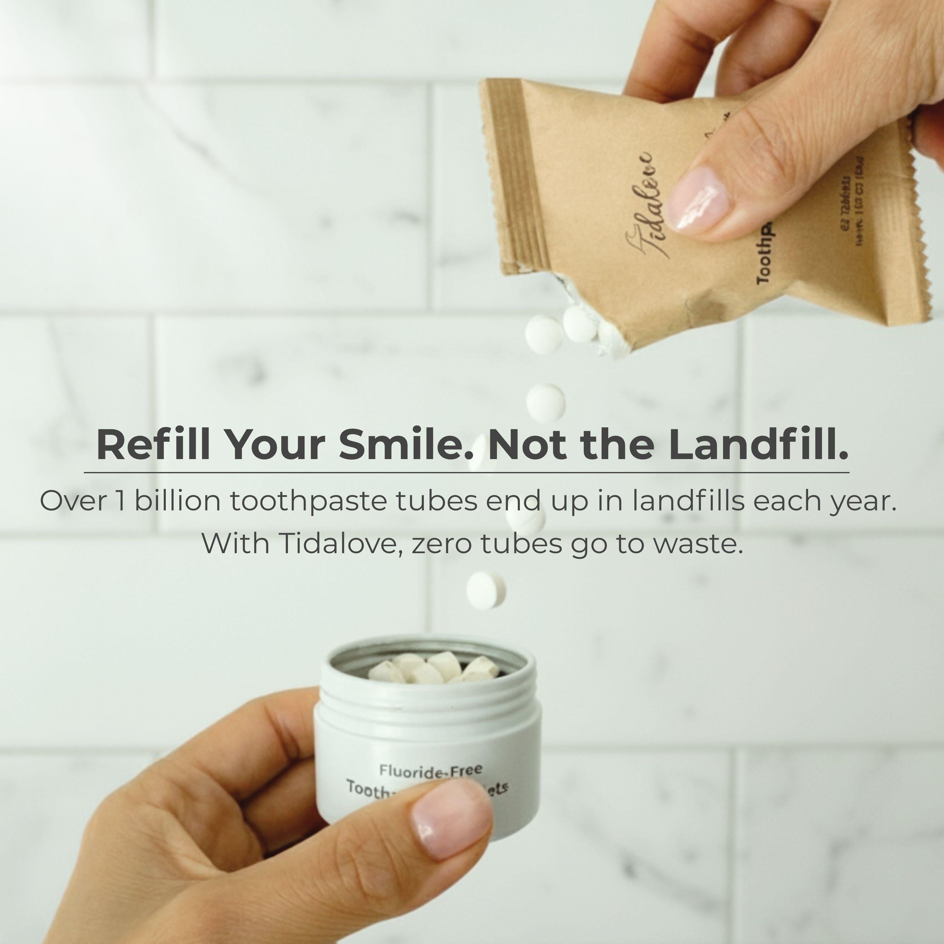 Fluoride Yuzu Mint Toothpaste Tablets — 1 Month