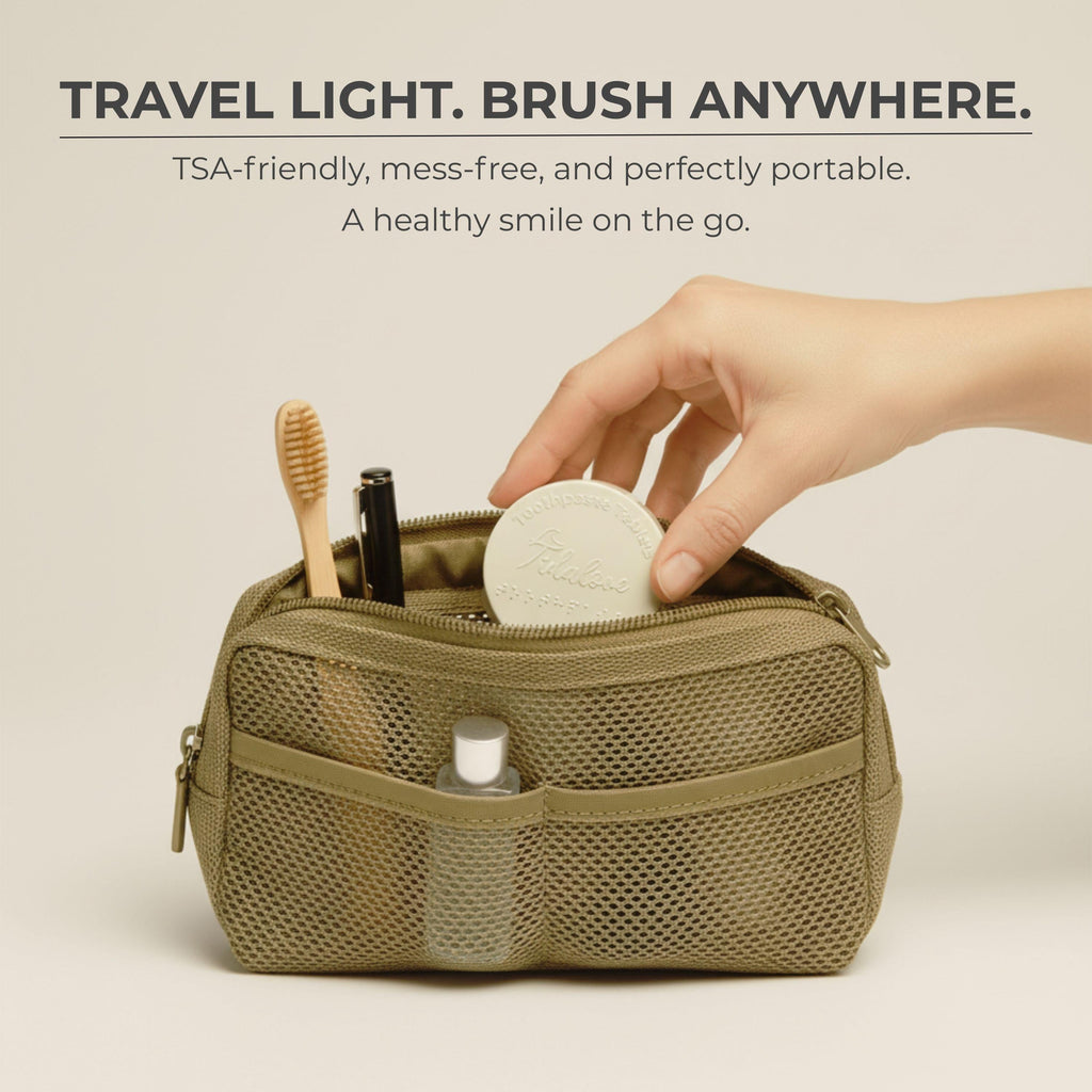 Fluoride Cool Mint Toothpaste Tablets — 1 Month