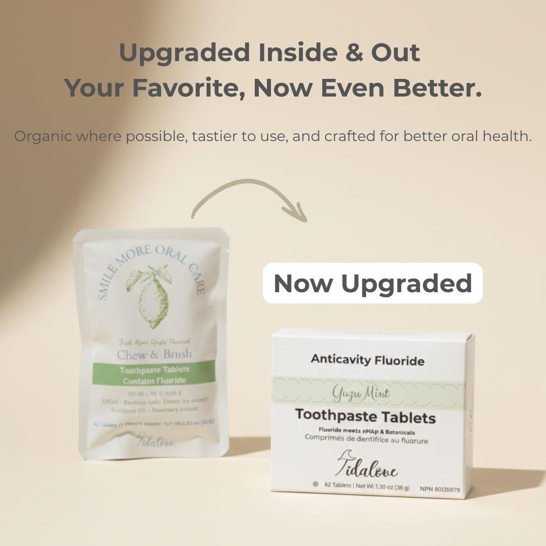 Fluoride Yuzu Mint Toothpaste Tablets — 1 Month