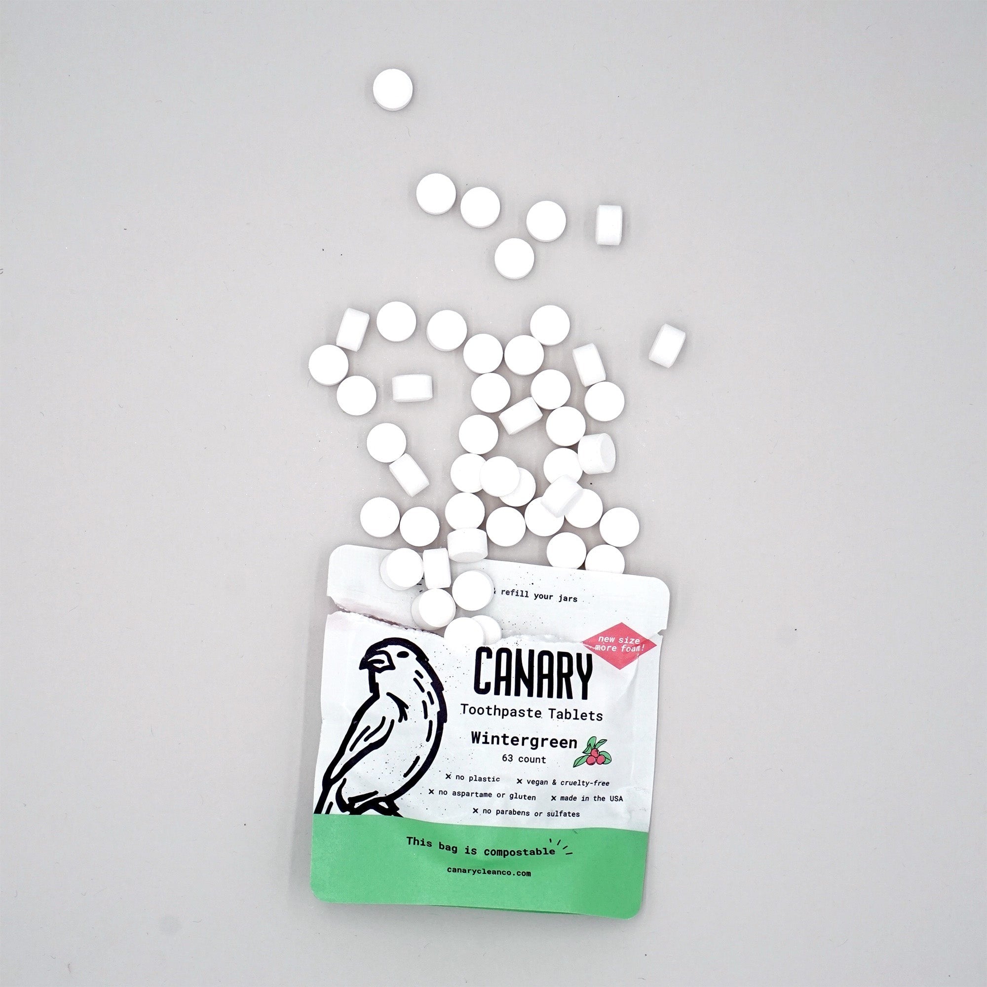 Wintergreen Toothpaste Tablets